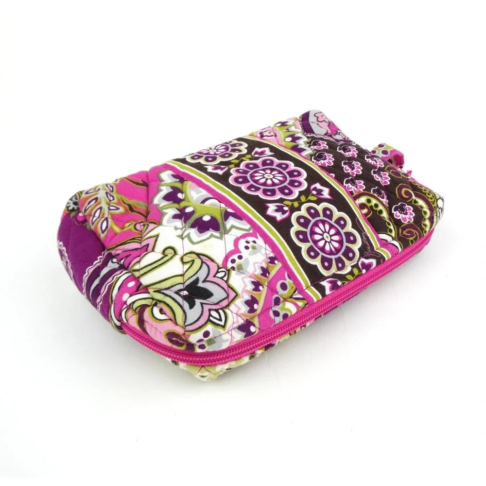 Vera Bradley Very Berry Paisley Medium Cosmetic Case